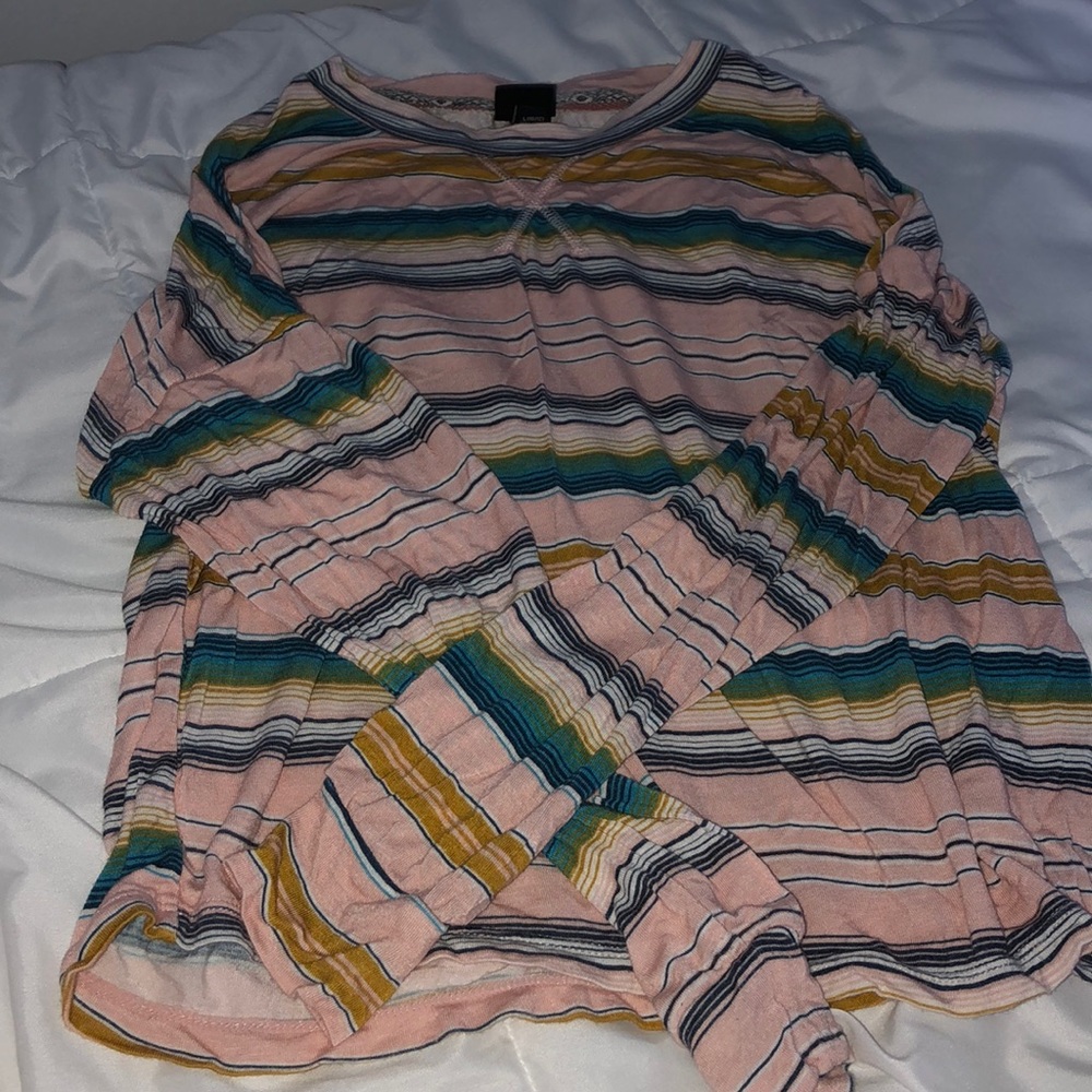 Girls long sleeve striped shirt